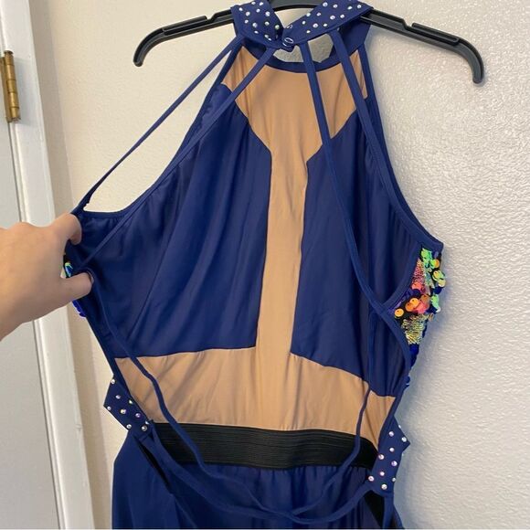 Revolution 10th House Dance Costume jumpsuit unitard PRISMATIC TH23134 XXLA ADLT - Picture 8 of 14